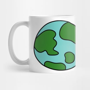 Cartoon Earth Mug